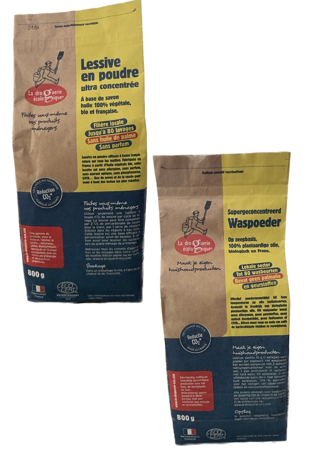 Lessive en Poudre Ultra Concentrée - 800g - La Droguerie Écologique